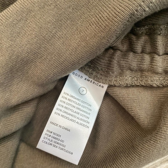 NWT Good American Side Rouched Tank Dress in Sea Turtle 008 Size 4XL - Picture 6 of 7